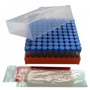 Protect Plus Blue caps & beads Polypropylene Tray, Loops & Needles