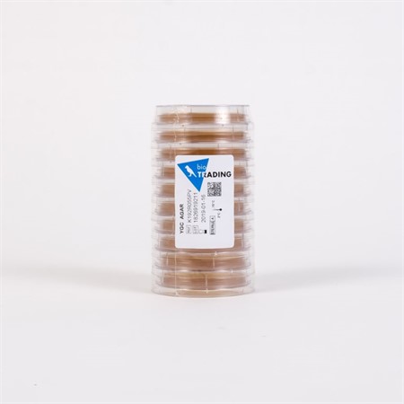 YGC Agar contact plate 15 g, single wrapped (1 shrinking foil)