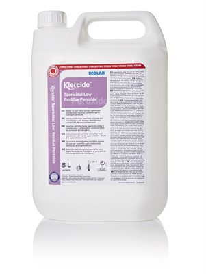 Klercide Sporicidal Low Residue Peroxide Sterile 4x5L Capped