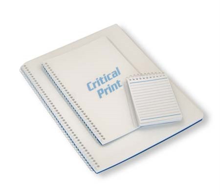Cleanroom notebook size A4, 50 sheets paper, ruled - Light blue